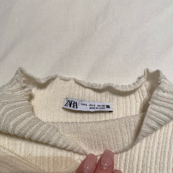 Knit ribbed mock neck shirt - Zara - Picture 2 of 3